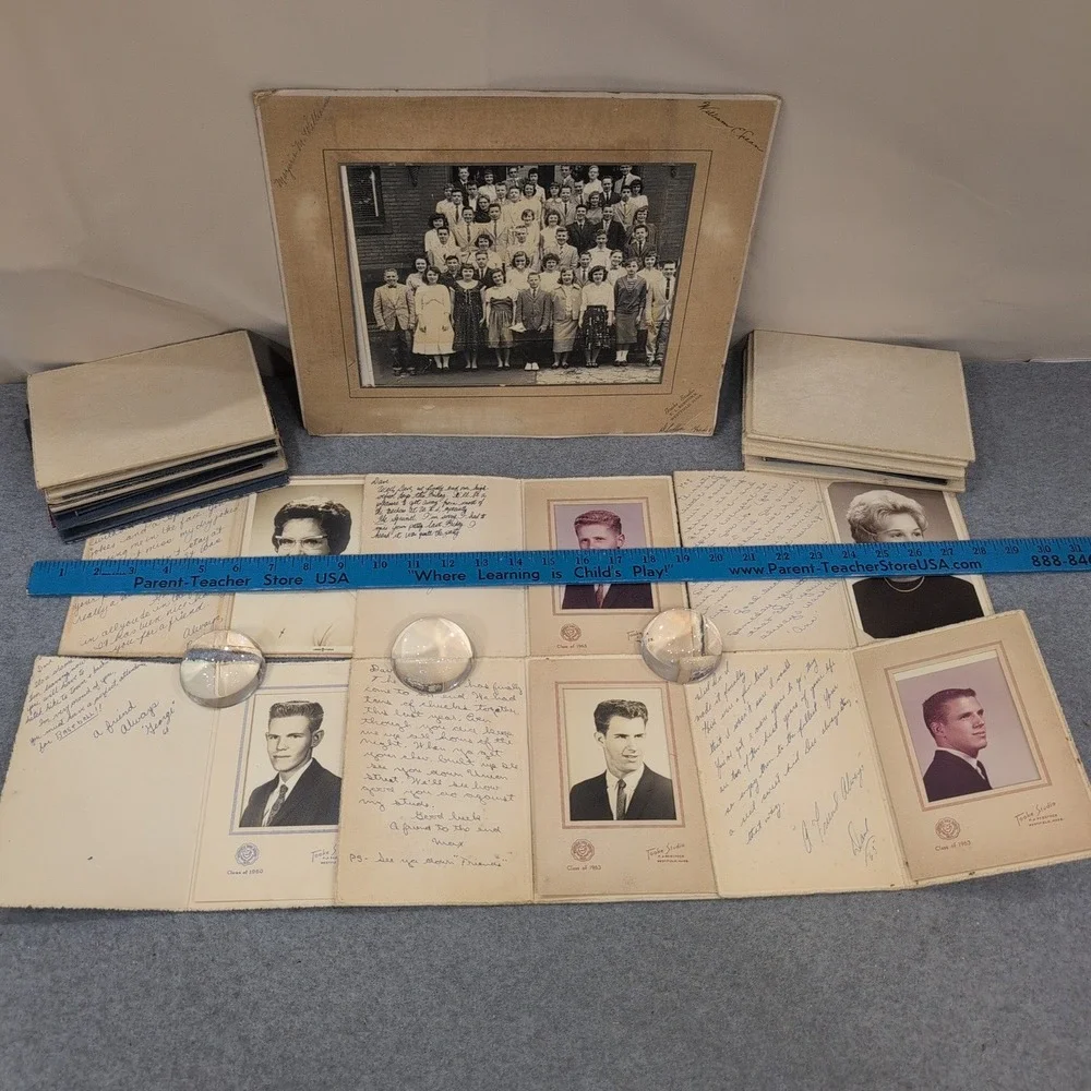 VTG Westfield High School 1963 Portrait Lot & 1950s Class Photo Massachusetts - Picture 10 of 11